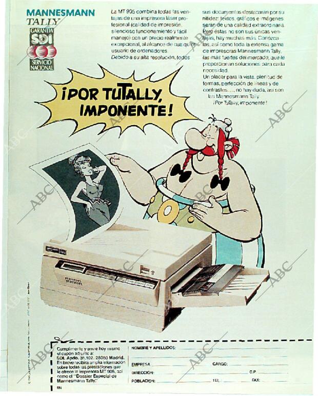 BLANCO Y NEGRO MADRID 09-07-1989 página 91