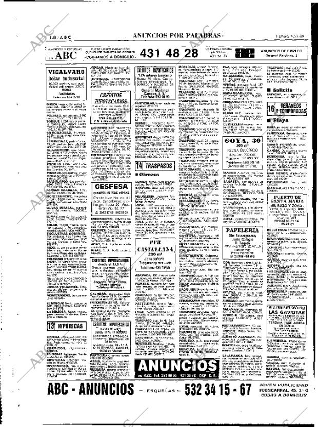 ABC MADRID 10-07-1989 página 108