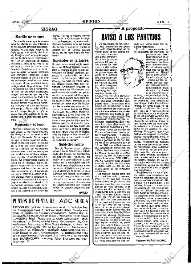 ABC MADRID 10-07-1989 página 15