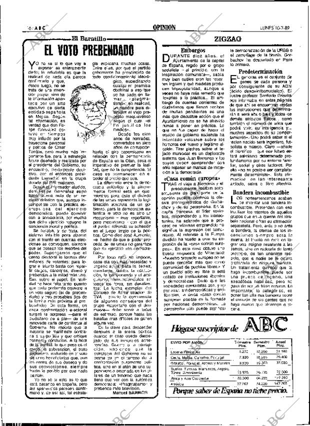 ABC SEVILLA 10-07-1989 página 16
