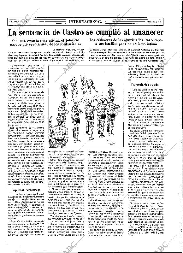 ABC MADRID 14-07-1989 página 23