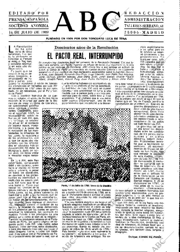 ABC MADRID 14-07-1989 página 3