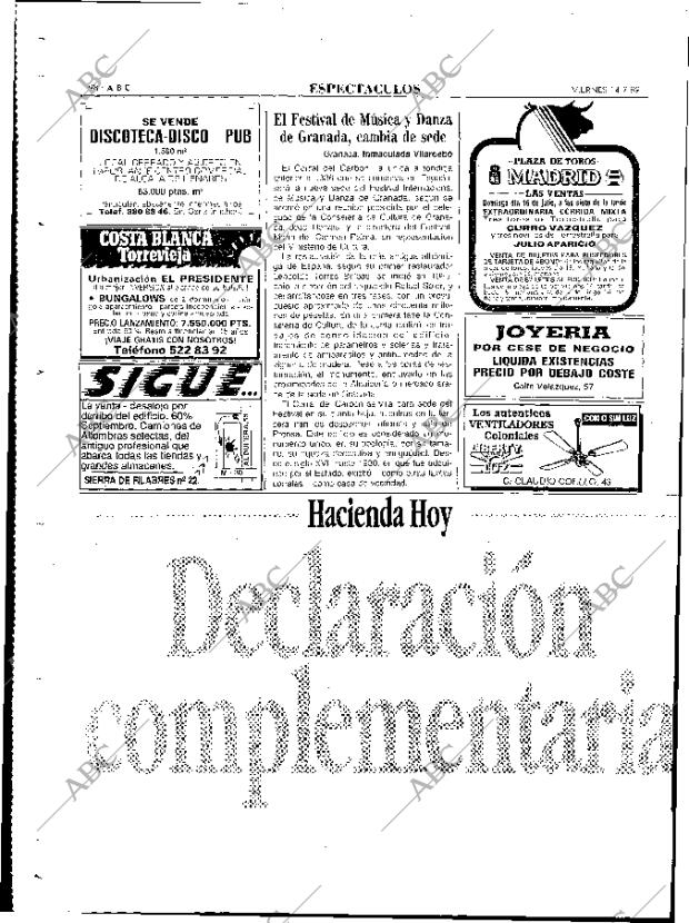 ABC MADRID 14-07-1989 página 98