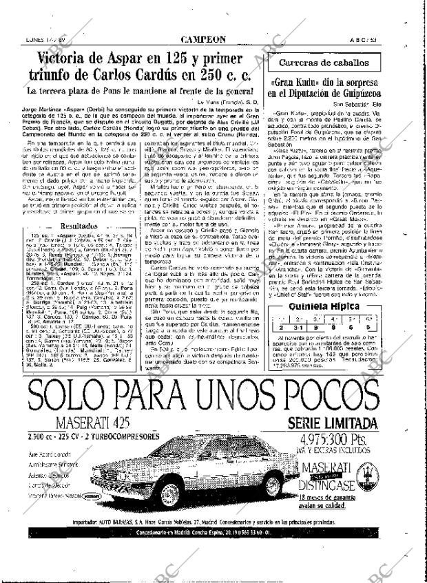 ABC MADRID 17-07-1989 página 63