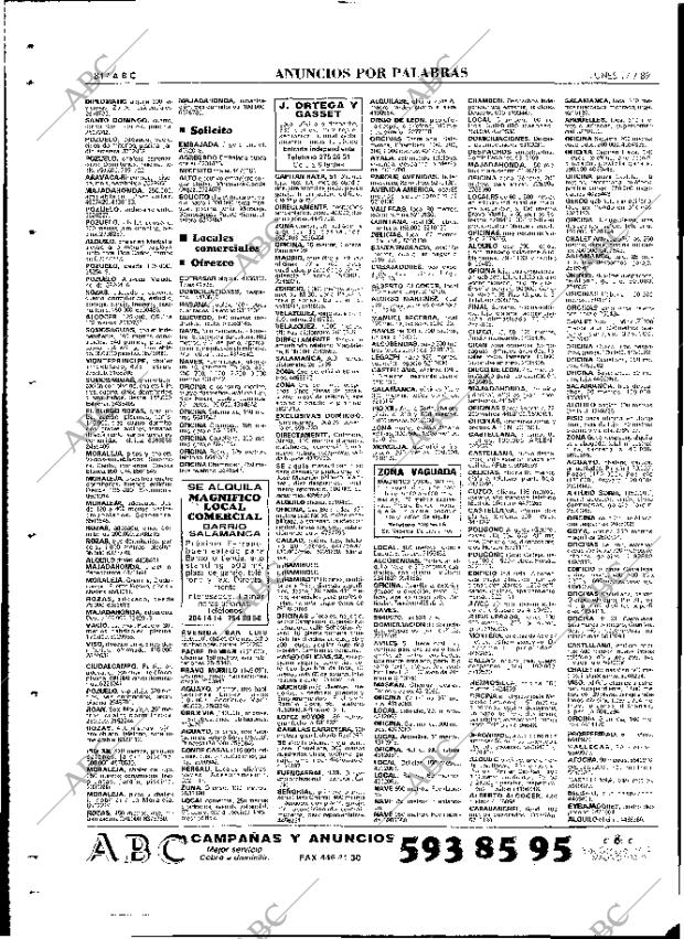 ABC MADRID 17-07-1989 página 84