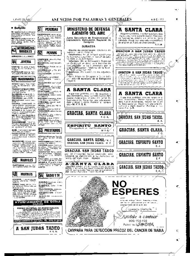 ABC MADRID 20-07-1989 página 113