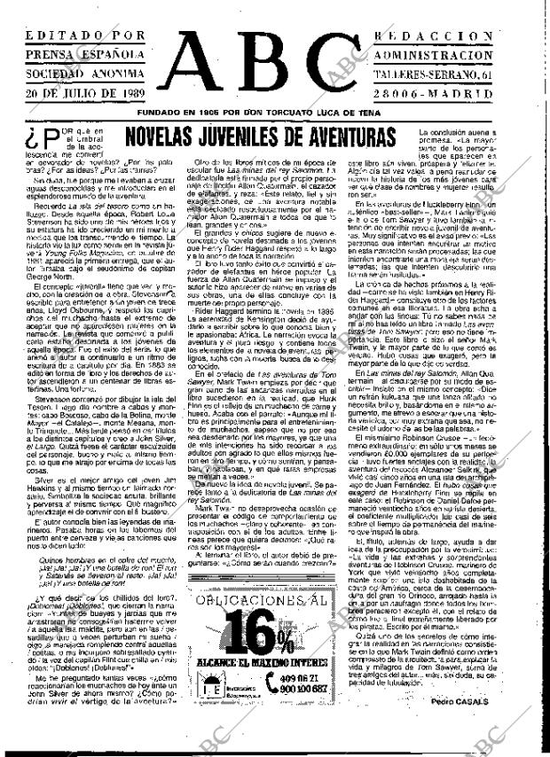 ABC MADRID 20-07-1989 página 3