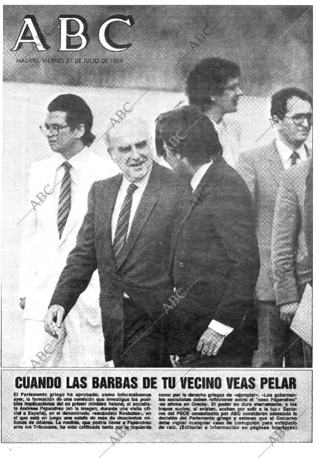 ABC MADRID 21-07-1989 página 1