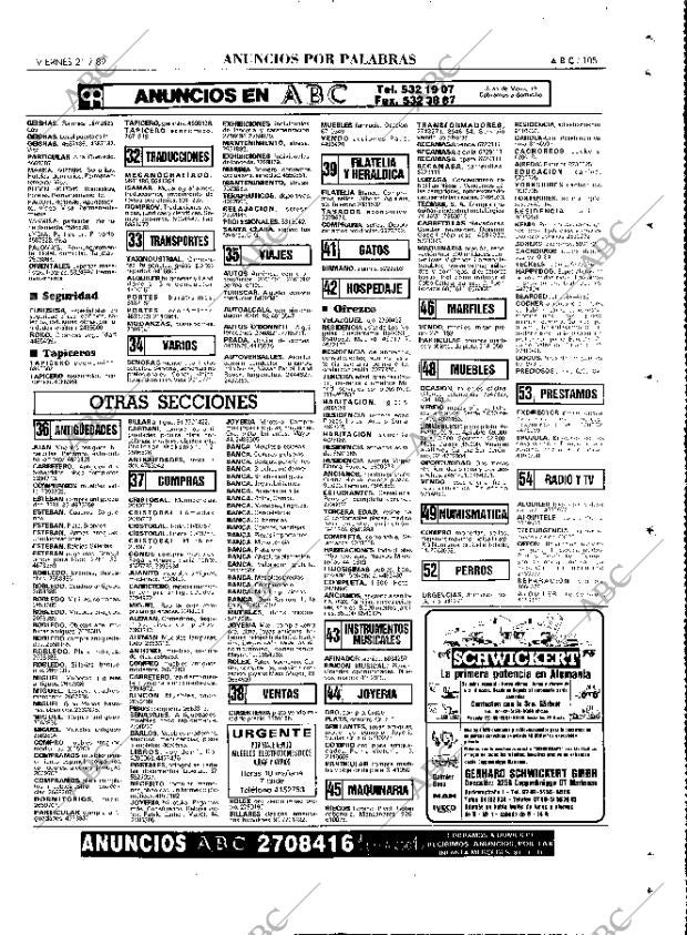 ABC MADRID 21-07-1989 página 105