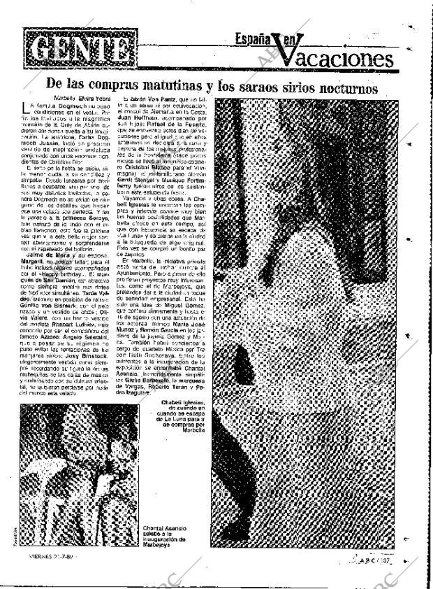 ABC MADRID 21-07-1989 página 107