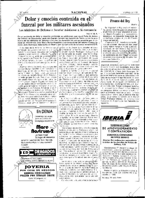 ABC MADRID 21-07-1989 página 20