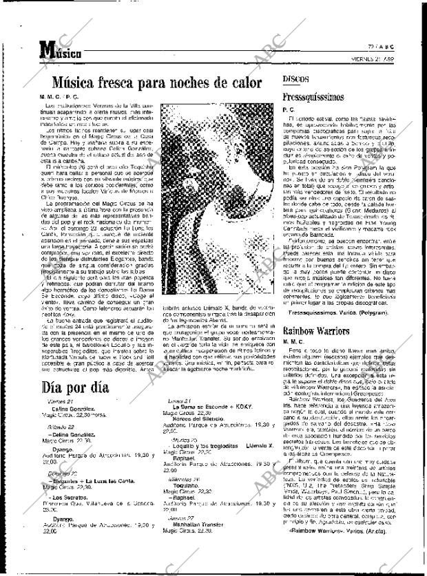 ABC MADRID 21-07-1989 página 72