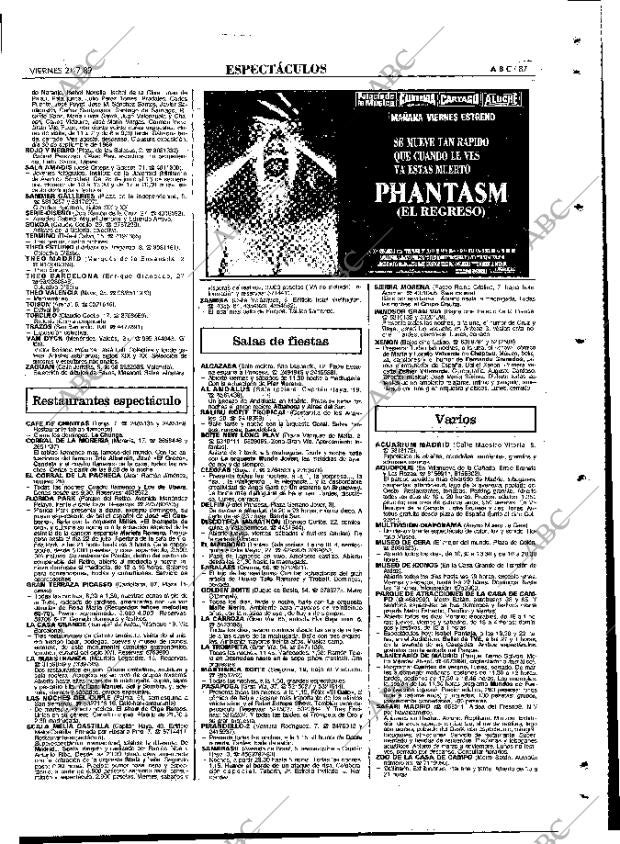 ABC MADRID 21-07-1989 página 87
