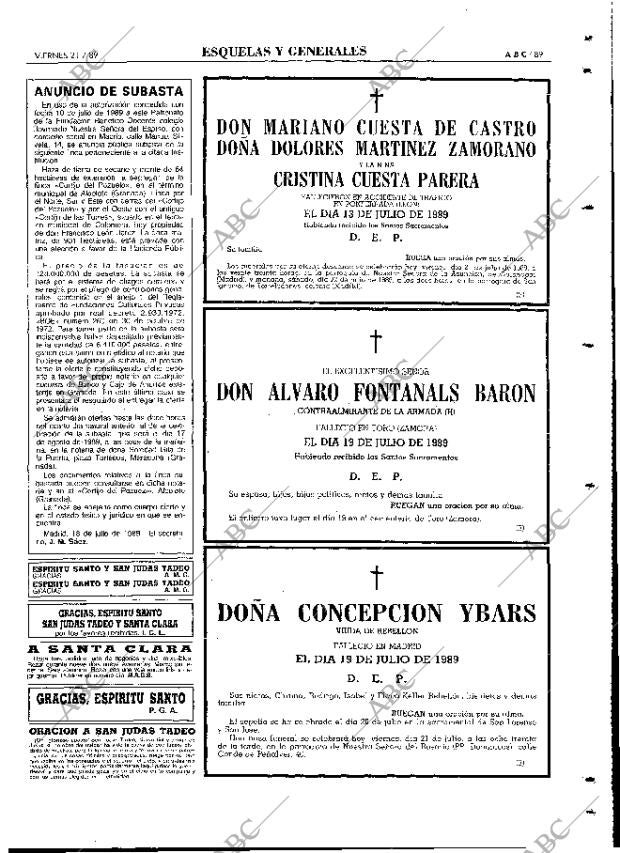 ABC MADRID 21-07-1989 página 89