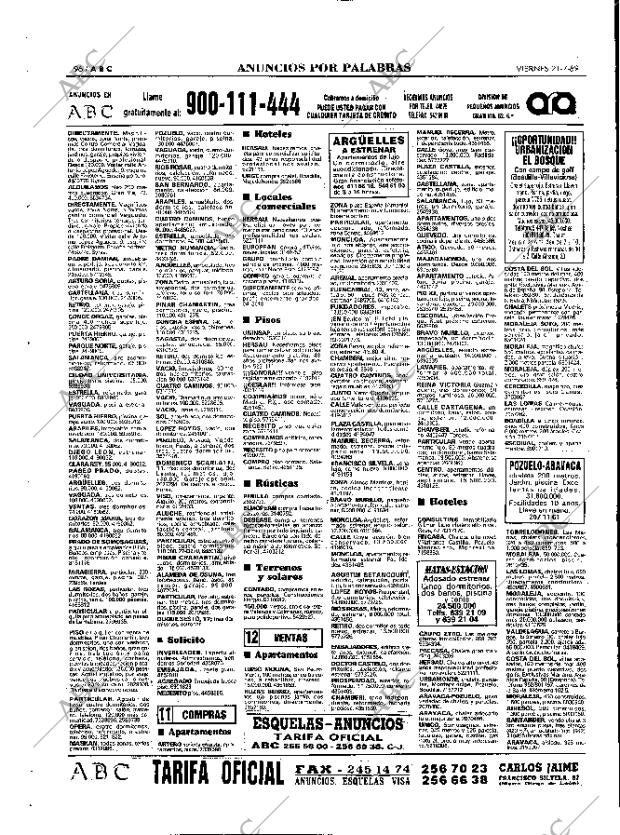 ABC MADRID 21-07-1989 página 96