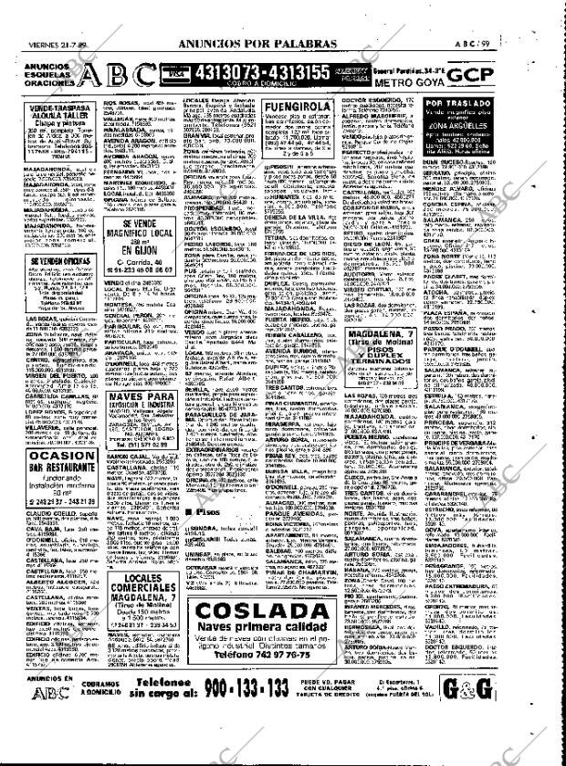 ABC MADRID 21-07-1989 página 99