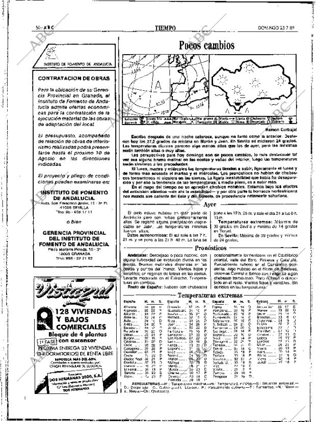 ABC SEVILLA 23-07-1989 página 50