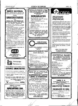 ABC SEVILLA 23-07-1989 página 63