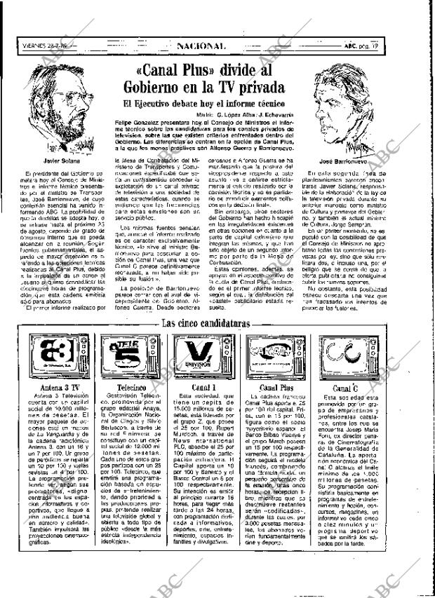 ABC MADRID 28-07-1989 página 19