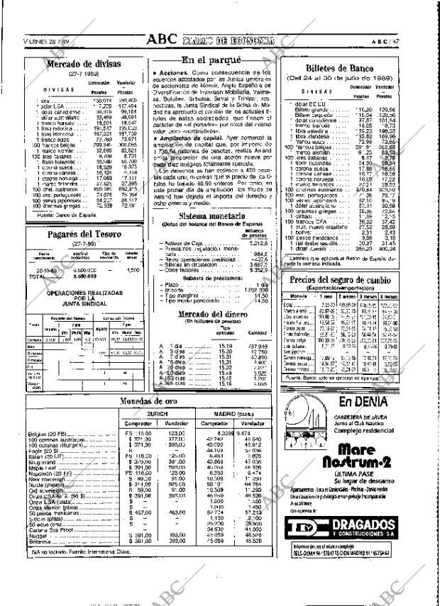 ABC MADRID 28-07-1989 página 47