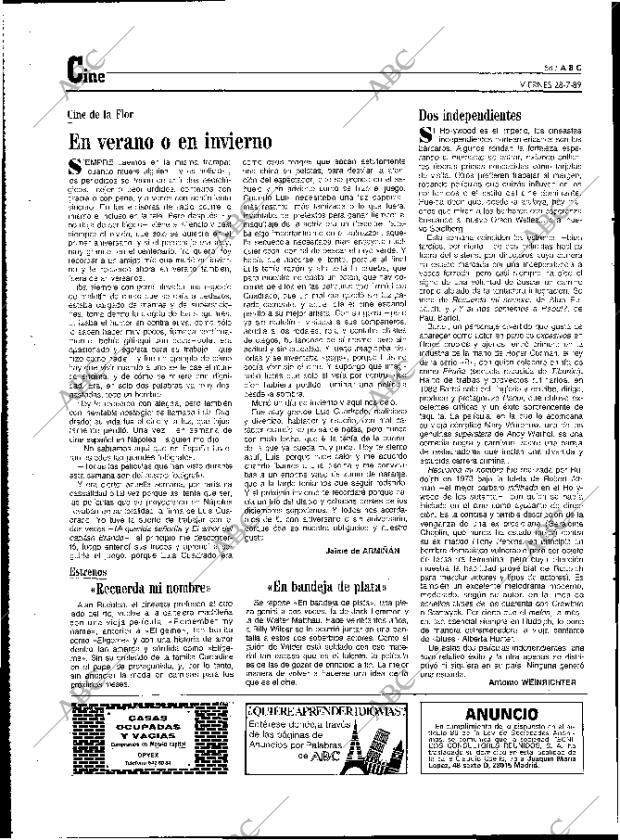 ABC MADRID 28-07-1989 página 68