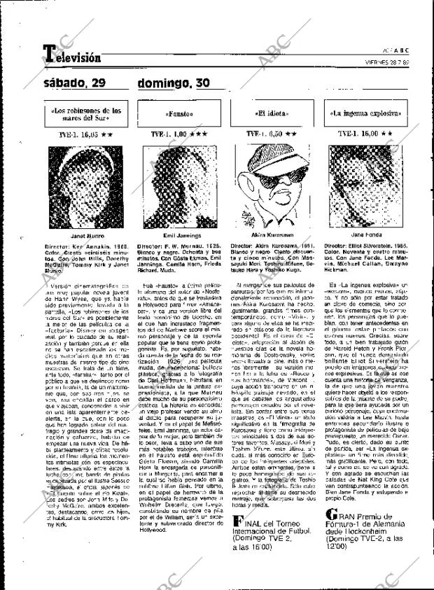 ABC MADRID 28-07-1989 página 70