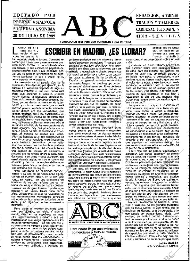 ABC SEVILLA 28-07-1989 página 3