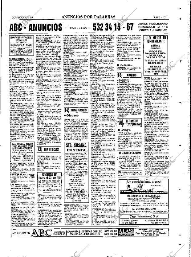 ABC MADRID 30-07-1989 página 101