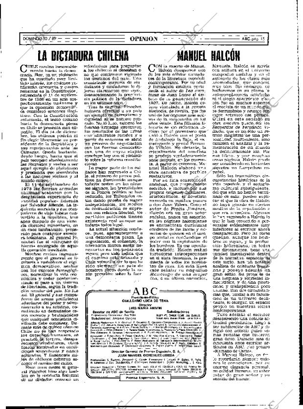 ABC MADRID 30-07-1989 página 15