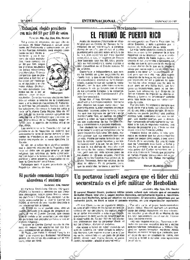 ABC MADRID 30-07-1989 página 26