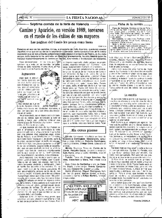 ABC MADRID 30-07-1989 página 70