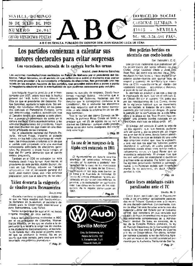 ABC SEVILLA 30-07-1989 página 13