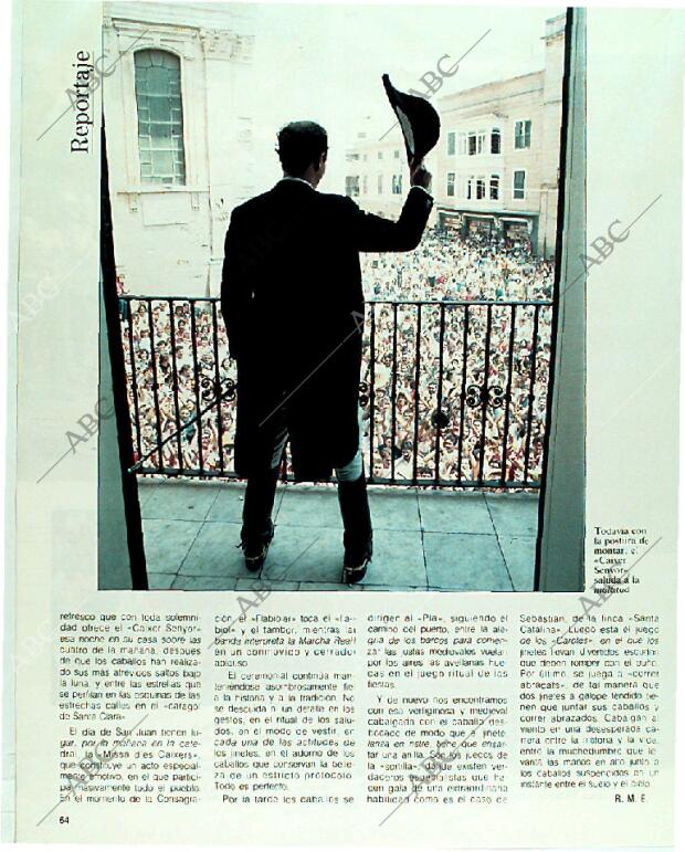 BLANCO Y NEGRO MADRID 30-07-1989 página 64