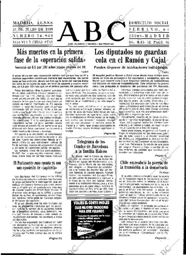 ABC MADRID 31-07-1989 página 11