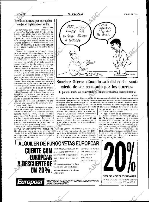 ABC MADRID 31-07-1989 página 18