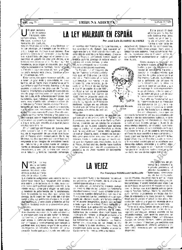 ABC MADRID 31-07-1989 página 22