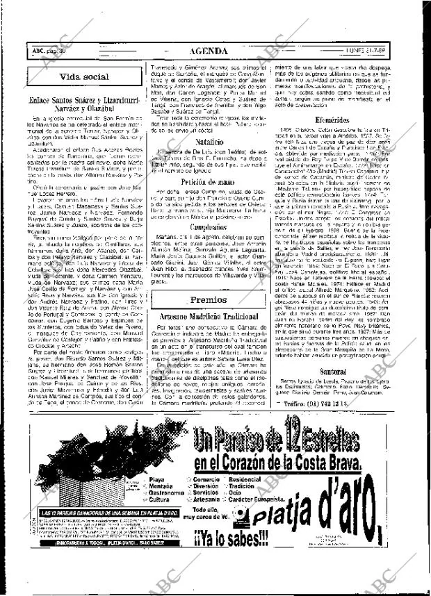ABC MADRID 31-07-1989 página 30