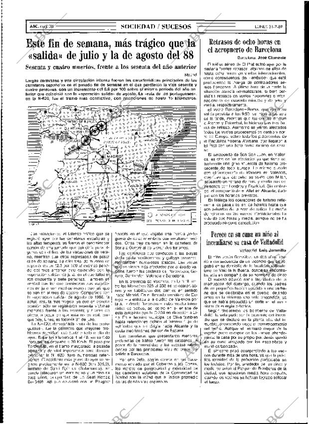 ABC MADRID 31-07-1989 página 38