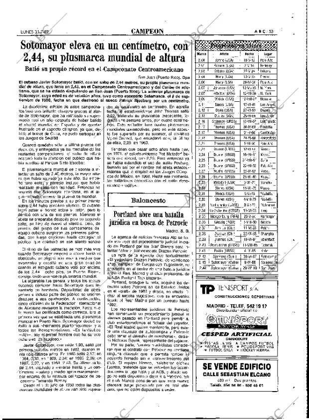 ABC MADRID 31-07-1989 página 53