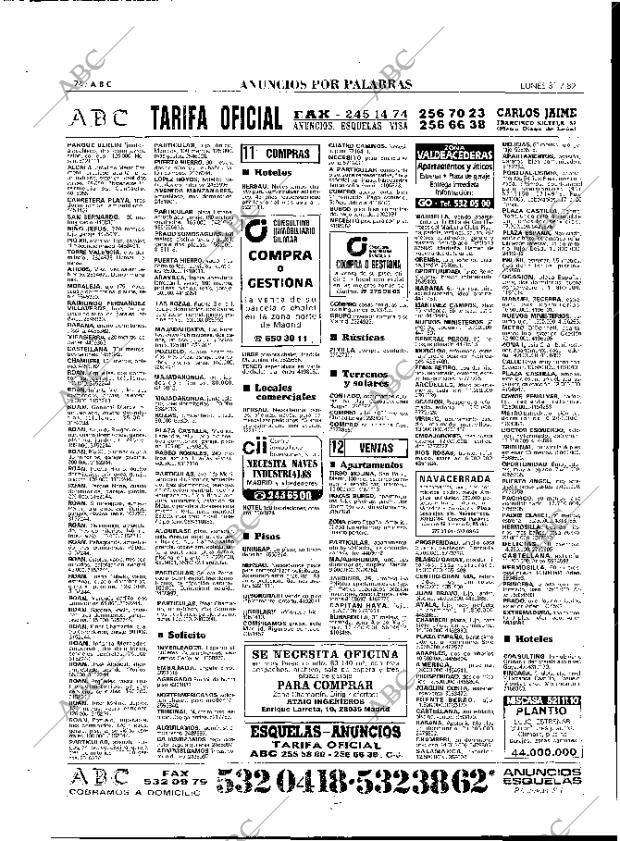 ABC MADRID 31-07-1989 página 74