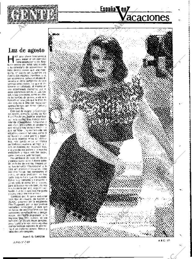 ABC MADRID 31-07-1989 página 85