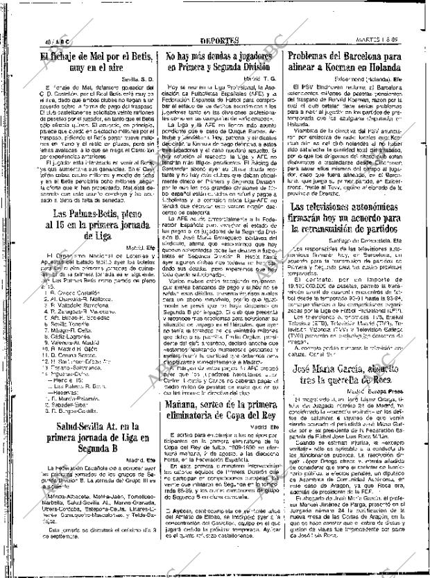 ABC SEVILLA 01-08-1989 página 48