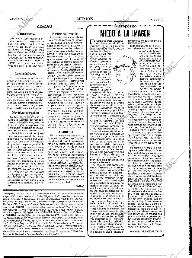 ABC MADRID 02-08-1989 página 17