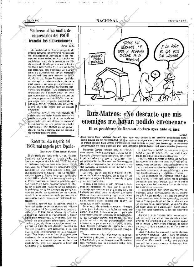ABC MADRID 04-08-1989 página 22