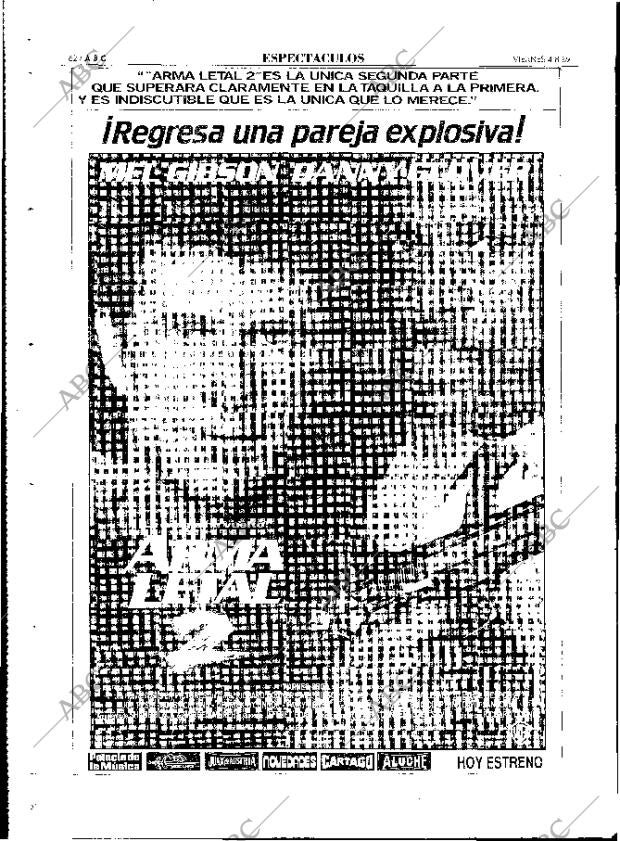 ABC MADRID 04-08-1989 página 62