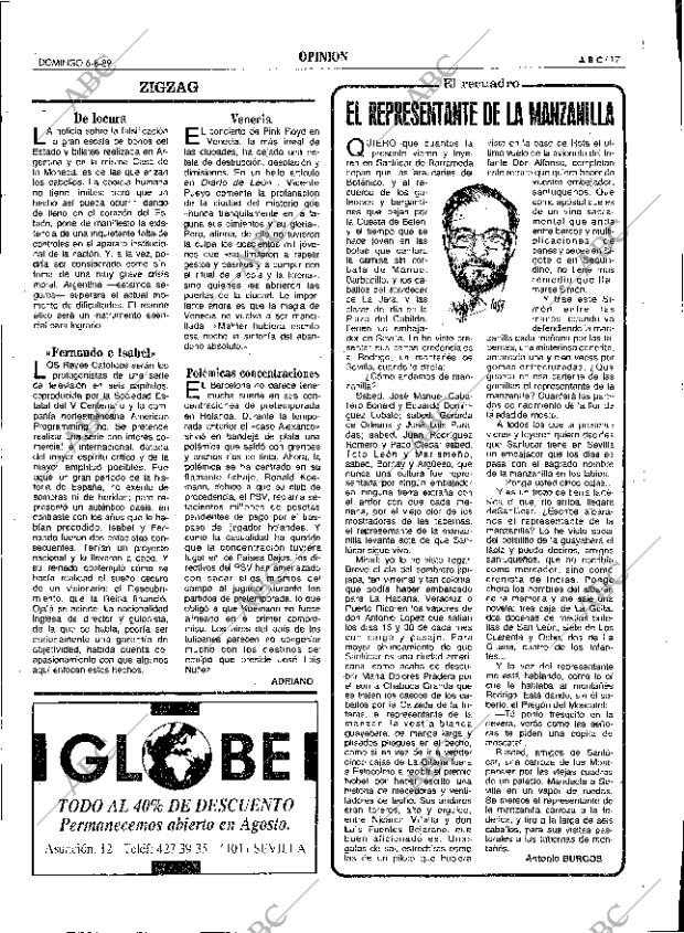ABC SEVILLA 06-08-1989 página 17