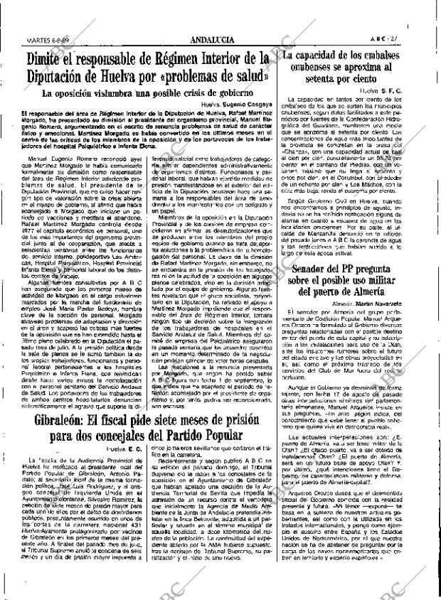 ABC SEVILLA 08-08-1989 página 27