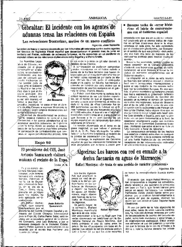 ABC SEVILLA 08-08-1989 página 28