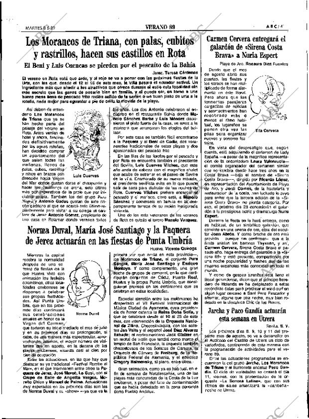 ABC SEVILLA 08-08-1989 página 41