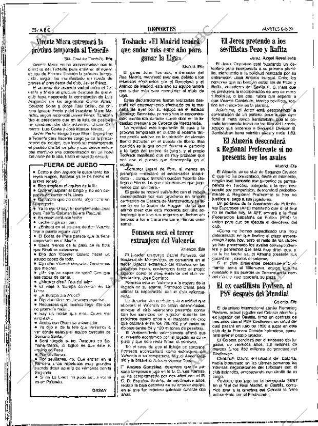 ABC SEVILLA 08-08-1989 página 58